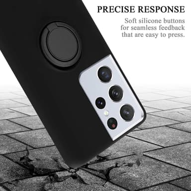 Skal Samsung Galaxy S22 ULTRA Fodral Case (Svart)