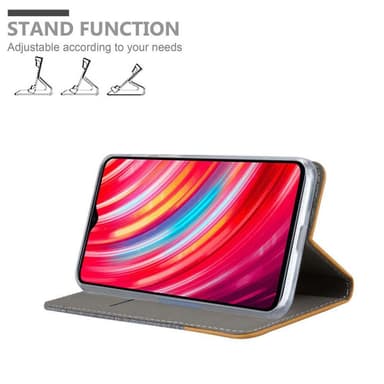 Xiaomi RedMi NOTE 8 PRO Plånboksfodral Skal (Grå)