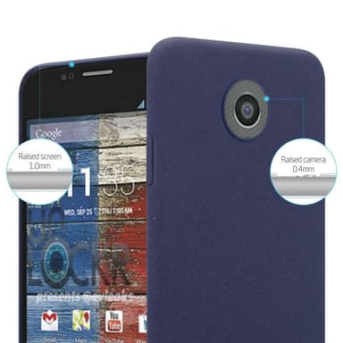 Motorola MOTO G2 Skal Fodral Case (Blå)