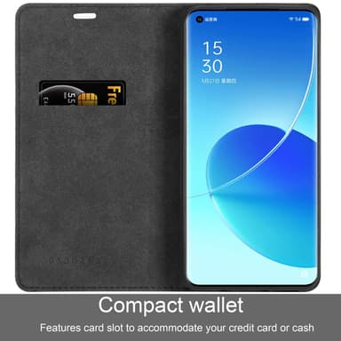 Oppo Reno6 PRO 5G Skal Fodral Case (Svart)