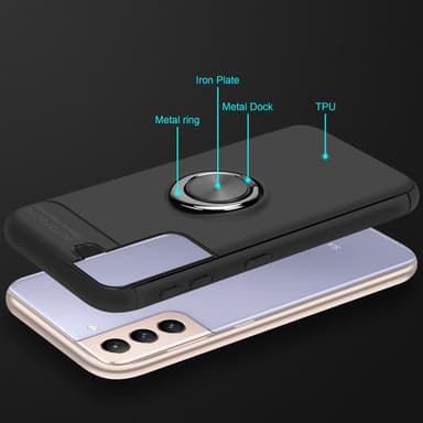 Samsung Galaxy S21 PLUS Skal Fodral Case (Svart)