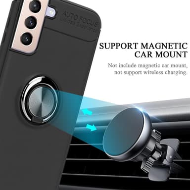 Samsung Galaxy S21 PLUS Skal Fodral Case (Svart)