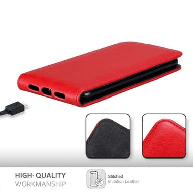 Huawei Y5 2017 / Y6 2017 Flipfodral Skal (Röd)