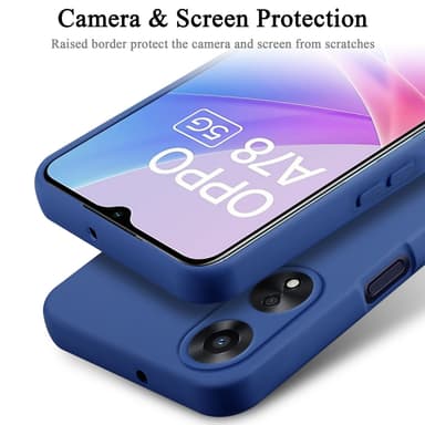 OPPO A78 5G Skal Fodral Case (Blå)
