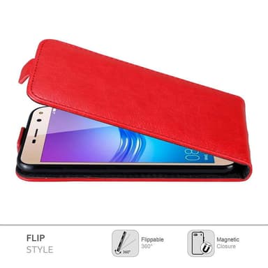 Huawei Y5 2017 / Y6 2017 Flipfodral Skal (Röd)