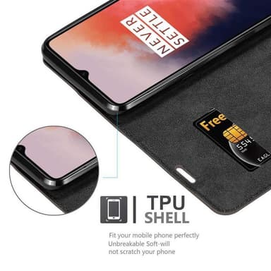 OnePlus 7T Skal Fodral Case (Brun)