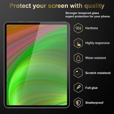iPad PRO 2018 (12.9 tum) 3x Skyddsglas Skyddsfilm