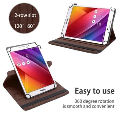 Asus ZenPad 7.0 (7.0 tum) Skal Fodral Case (Brun)