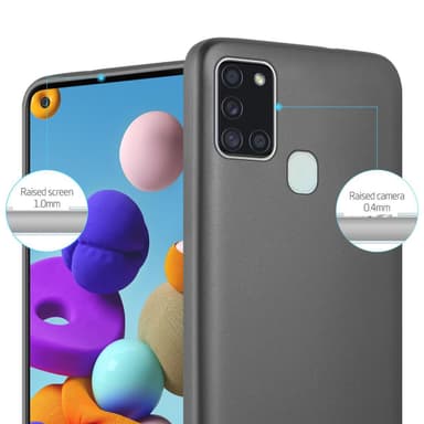 Skal Samsung Galaxy A21s Fodral Case (Grå)