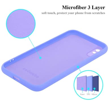 Xiaomi RedMi 9A / RedMi 9AT Skal Fodral Case (Lila)