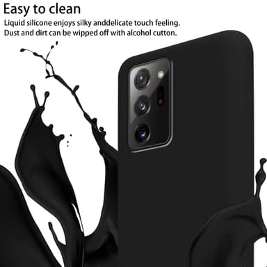 Samsung Galaxy NOTE 20 PLUS Skal Fodral Kedja (Svart)