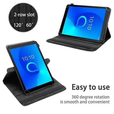Alcatel 3T (10 tum) Skal Fodral Case (Svart)