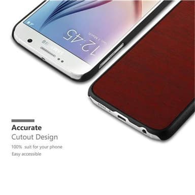 Samsung Galaxy S6 Skal Fodral Case (Röd)