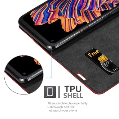 Samsung Galaxy XCover PRO Skal Fodral Case (Röd)