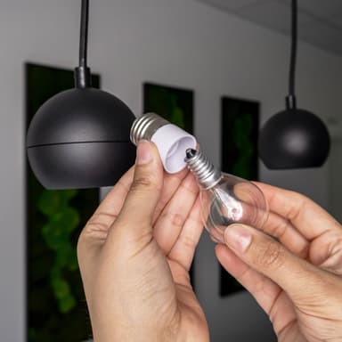 Lampadapter för omformatering 4x Set (GU10 till E14)