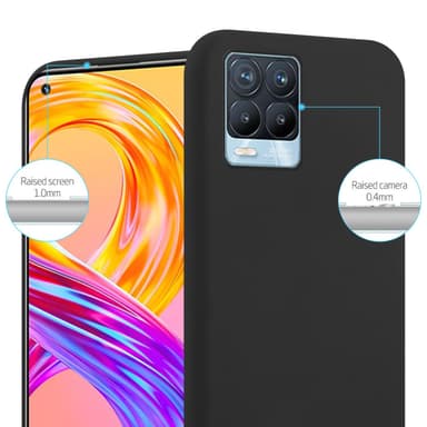 Skal Realme 8 4G / 8 PRO Fodral Case (Svart)