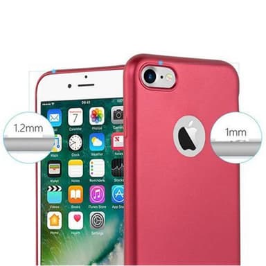 Skal iPhone 7 / 7S / 8 / SE 2020 Fodral Case (Röd)