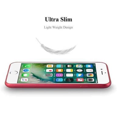 Skal iPhone 7 / 7S / 8 / SE 2020 Fodral Case (Röd)