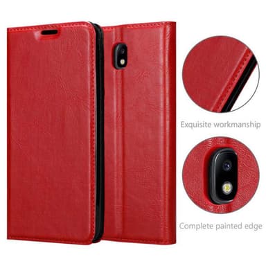 Samsung Galaxy J7 2018 Skal Fodral Case (Röd)