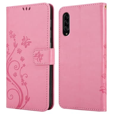 Samsung Galaxy A90 5G Plånboksfodral Skal (Rosa)