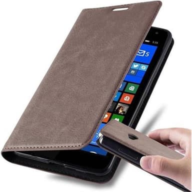Nokia Lumia 535 Skal Fodral Case (Brun)