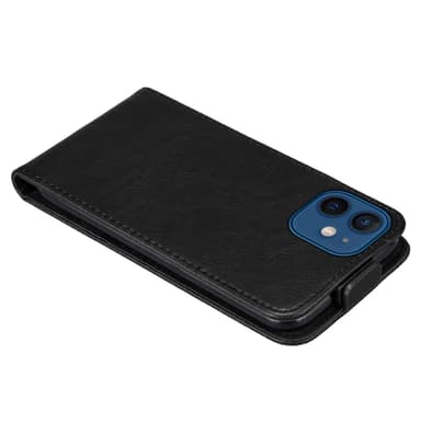 iPhone 12 / 12 PRO Flipfodral Skal (Svart)