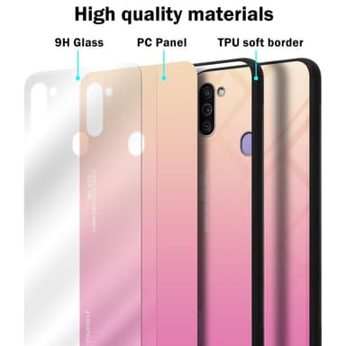 Samsung Galaxy A11 / M11 Skal Fodral Case (Svart)