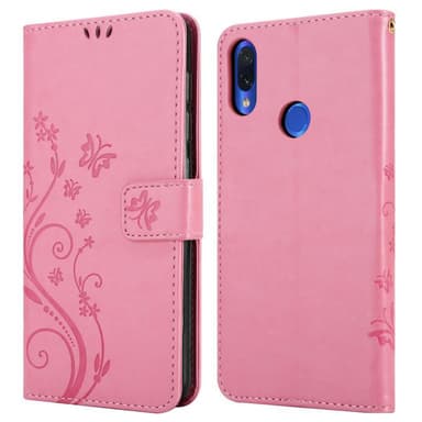 Xiaomi RedMi NOTE 7 Plånboksfodral Skal (Rosa)