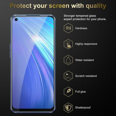 Realme 6 4G / 6s Skyddsglas Skyddsfilm Skärmskydd