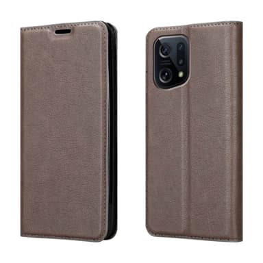 Oppo FIND X5 Skal Fodral Case (Brun)