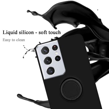 Skal Samsung Galaxy S21 ULTRA Fodral Case (Svart)