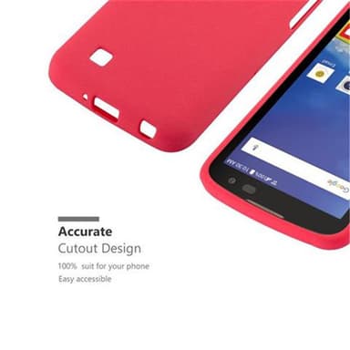 Skal LG K4 2016 Fodral Case (Röd)