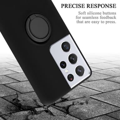 Skal Samsung Galaxy S21 ULTRA Fodral Case (Svart)