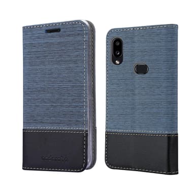 Samsung Galaxy A10s / M01s Plånboksfodral Skal (Blå)
