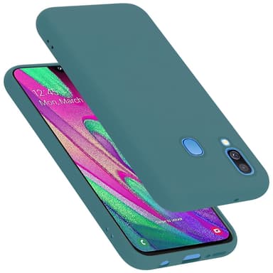 Samsung Galaxy A40 Skal Fodral Case (Grön)