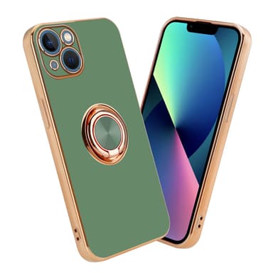 iPhone 14 Skal Fodral Case (Grön)