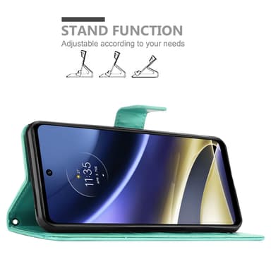 Motorola MOTO G51 5G Plånboksfodral Skal (Turkos)