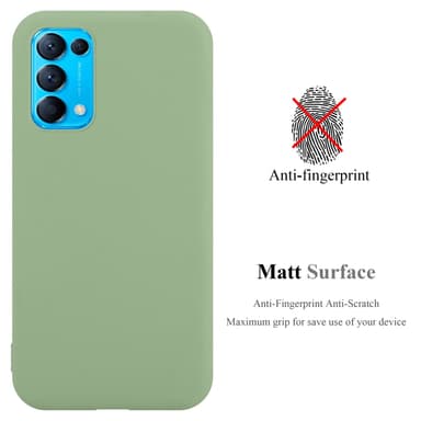 Skal Oppo FIND X3 LITE Fodral Case (Grön)