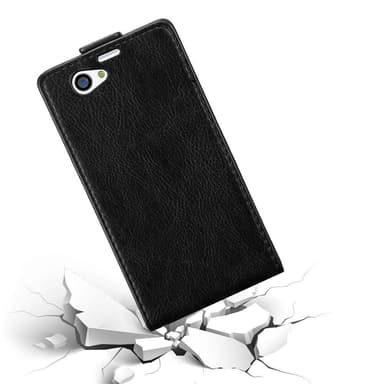 Sony Xperia Z1 COMPACT Flipfodral Skal (Svart)