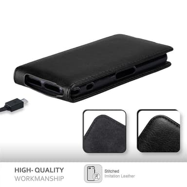 Sony Xperia Z1 COMPACT Flipfodral Skal (Svart)