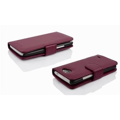 LG L70 (1. SIM) Plånboksfodral Skal (Lila)
