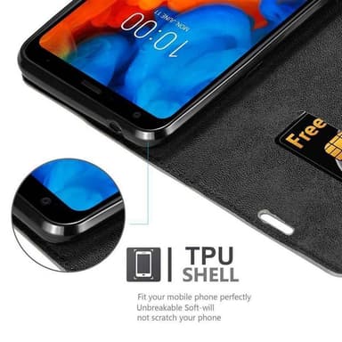LG Q STYLUS Skal Fodral Case (Brun)