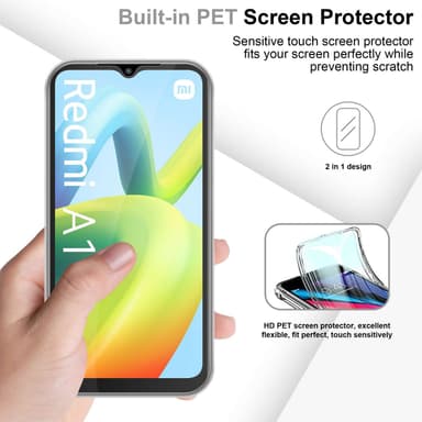 Skal Xiaomi RedMi A1 Fodral Case (Genomskinlig)