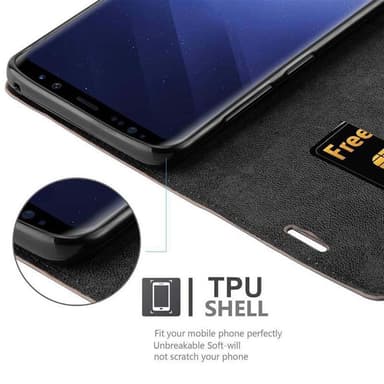 Samsung Galaxy S9 PLUS Skal Fodral Case (Brun)