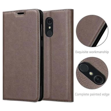 LG Q STYLUS Skal Fodral Case (Brun)