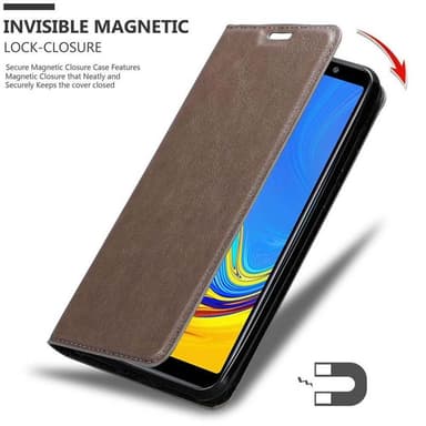 Samsung Galaxy A7 2018 Skal Fodral Case (Brun)