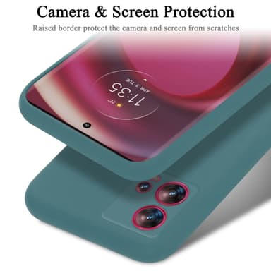 Motorola EDGE 30 FUSION Skal Fodral Case (Grön)