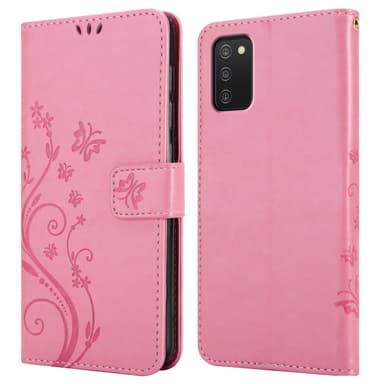 Samsung Galaxy A03s Plånboksfodral Skal (Rosa)