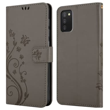 Samsung Galaxy A03s Plånboksfodral Skal (Grå)