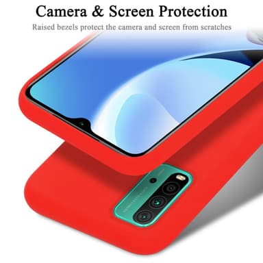 Xiaomi RedMi 9T / POCO M3 Skal Fodral Case (Röd)